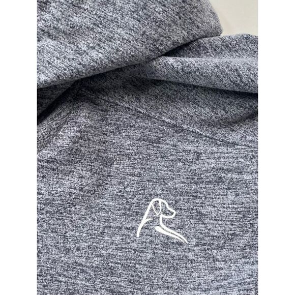 Rhoback Performance Hoodie Gray Hesi Size Large Pullover Athletic *Embroidered - Picture 1 of 11
